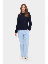 SAINT TROPEZ Sweter w kolorze granatowym rozmiar: XXL. Niebieskie swetry Saint Tropez, xxl, bez wzorów, bez ramiączek. Za 124.05 zł.