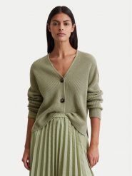 Marc O'Polo Kardigan 506 6059 61069 Zielony Relaxed Fit. Zielone kardigany Marc O'Polo, m, bez wzorów, z bawełny. Za 609.99 zł.