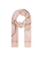 Guess Szal AW5532 VIS03 Różowy. Czerwone szaliki Guess, z aplikacjami, z wiskozy. Za 154.99 zł.