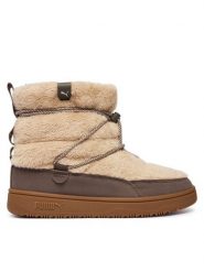 Puma Śniegowce Snowbae Suede Wns 402175 Beżowy. Brązowe trapery i śniegowce Puma, ze skóry. Za 349.99 zł.