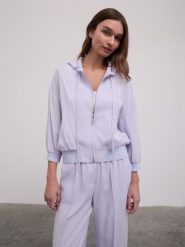 BGN Bluza w kolorze fioletowym rozmiar: 34. Różowe bluzy BGN, bez wzorów, bez kaptura. Za 97.95 zł.
