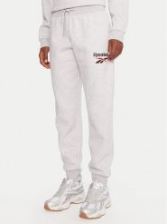 Reebok Spodnie dresowe Stacey RK25166CCW Szary Regular Fit. Szare spodnie dresowe Reebok, l, bez wzorów, z bawełny. Za 199.99 zł.