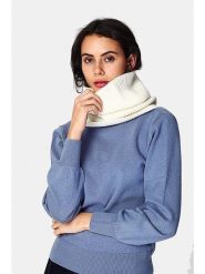 C& Jo Szal-koło w kolorze kremowym rozmiar: onesize. Brązowe szaliki C& Jo, bez wzorów, z kaszmiru. Za 43.99 zł.