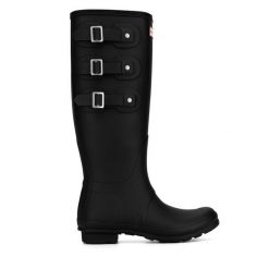 Kalosze Hunter. Czarne kalosze Hunter, bez wzorów. Za 449.99 zł.