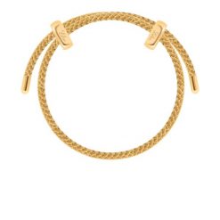 Bransoletka Liana w kolorze złotym ze złotą nitką. Żółte bransoletki Lilou, pozłacane. Za 149.00 zł.