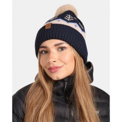 Damska czapka zimowa Kilpi CARMEN-W. Niebieskie czapki Kilpi, bez wzorów, z wełny. Za 60.57 zł.