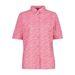 Koszula damska turystyczne CMP 33S5656. Czerwone koszule CMP, l, bez wzorów, sportowe, bez kołnierzyka, bez ramiączek. Za 241.50 zł.