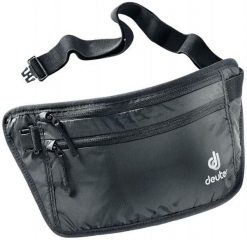 DEUTER Saszetka SECURITY MONEY BELT II-Czarny. Czarne torby na ramię Deuter, bez wzorów, z materiału, bez dodatków. Za 88.00 zł.