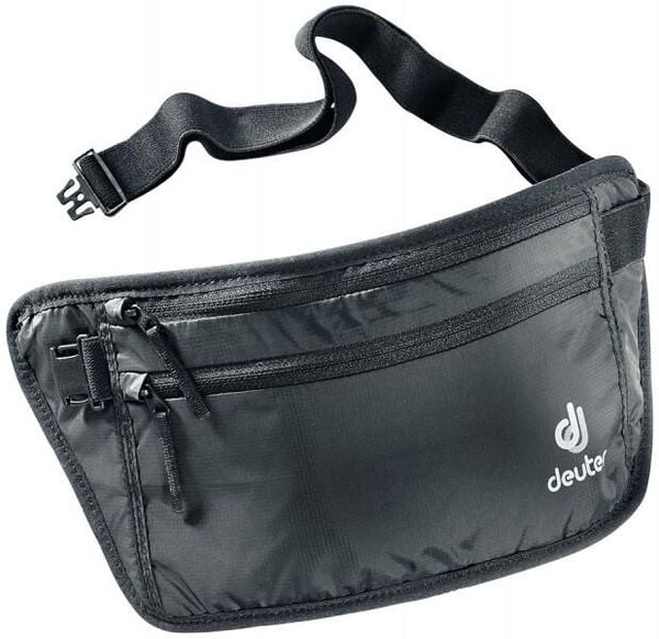 DEUTER Saszetka SECURITY MONEY BELT II-Czarny. Czarne torby na ramię Deuter, bez wzorów, z materiału, bez dodatków. Za 88.00 zł.