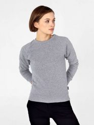 Basiclo Bluza w kolorze szarym rozmiar: S. Szare bluzy Basiclo, s, bez wzorów, bez kaptura. Za 92.64 zł.