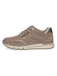 Caprice Skórzane sneakersy w kolorze jasnobrązowym rozmiar: 42. Brązowe trampki Caprice, bez wzorów, ze skóry, bez zapięcia. Za 224.52 zł.