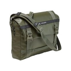 Torba na rower VAUDE Mineo Messenger 22. Zielone torby na ramię Vaude, bez wzorów, z materiału, biznesowe, na ramię, bez dodatków. Za 397.50 zł.