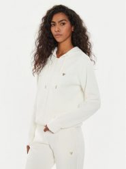 Guess Bluza V4YQ06 KCAY2 Écru Regular Fit. Bluzy Guess, xl, z aplikacjami, z syntetyku, bez kaptura. Za 229.99 zł.