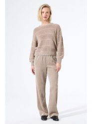 Garcia Sweter w kolorze beżowym rozmiar: M. Brązowe swetry Garcia, m, bez wzorów, ze splotem, bez ramiączek. Za 122.38 zł.