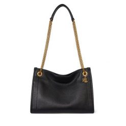 Torebka LAUREN RALPH LAUREN. Czarne torebki klasyczne Lauren Ralph Lauren, bez wzorów, bez dodatków. Za 1,599.00 zł.