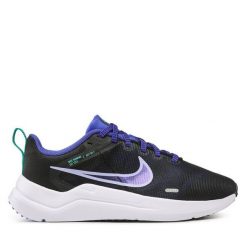 Buty do biegania Nike. Niebieskie obuwie sportowe Nike, bez zapięcia, do biegania, nike downshifter. Za 239.99 zł.