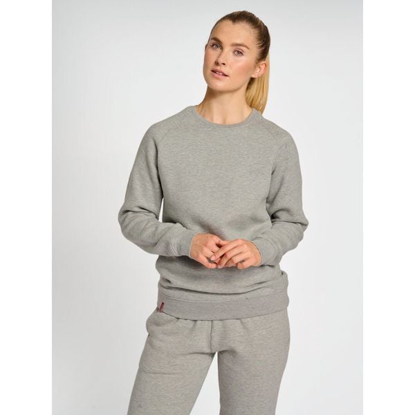 Bluza damska Hummel red Heavy. Szare bluzy Hummel, na wiosnę, s, bez wzorów, z bawełny, bez kaptura. Za 188.80 zł.