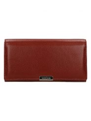 Wojas Skórzany portfel w kolorze jasnobrązowym - 19,5 x 10 x 3,5 cm rozmiar: onesize. Brązowe portfele Wojas, bez wzorów, z materiału. Za 204.96 zł.