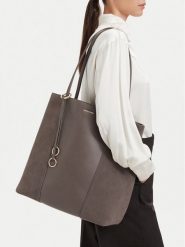 GINO ROSSI Torebka EO-LA224-19590-2 Beżowy ciemny. Brązowe shopper Gino Rossi, bez wzorów, ze skóry, bez dodatków. Za 629.99 zł.