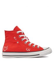 Converse Trampki Chuck Taylor All Star Y2K Heart A09117C Czerwony. Czerwone trampki Converse, bez wzorów, z materiału, bez zapięcia. Za 229.99 zł.