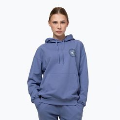 Bluza damska Pitbull Gentle But Wild Sweatshirt Hooded. Niebieskie bluzy PITBULL, l, bez wzorów, z bawełny, bez kaptura. Za 219.99 zł.