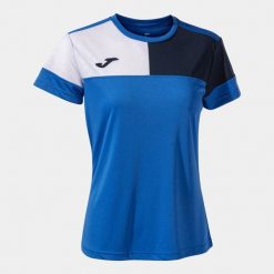 T-shirt damski Joma Royal-Navy XL - Sportowy i Oddychający. Czarne koszulki sportowe Joma, bez wzorów, bez ramiączek, do piłki nożnej. Za 153.99 zł.