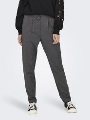 ONLY Spodnie w kolorze antracytowym rozmiar: M/L30. Czarne spodnie materiałowe Only, l, bez wzorów, z materiału. Za 114.44 zł.
