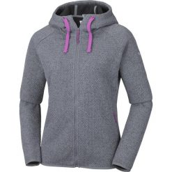 COLUMBIA bluza damska Pacific Point Full Zip Hoodie Grey Ash M. Szare bluzy Columbia, m, bez wzorów, z polaru, bez kaptura. W wyprzedaży za 255.00 zł.