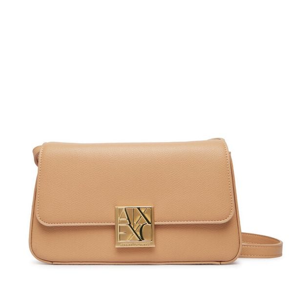 Torebka Armani Exchange. Brązowe listonoszki Armani Exchange, bez wzorów, bez dodatków. Za 371.99 zł.