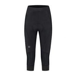 Spodnie rowerowe 3/4 damskie Rogelli Essential. Czarne spodnie sportowe Rogelli, l, bez wzorów, rowerowe. Za 320.00 zł.