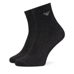 Skarpety długie EA7 Emporio Armani. Czarne skarpety EA7 Emporio Armani, bez wzorów. Za 124.99 zł.