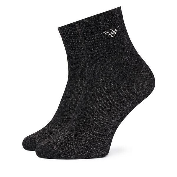 Skarpety długie EA7 Emporio Armani. Czarne skarpety EA7 Emporio Armani, bez wzorów. Za 124.99 zł.
