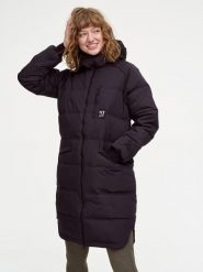 KARI TRAA Płaszcz puchowy "Rongve" w kolorze czarnym rozmiar: S. Czarne płaszcze Kari Traa, s, bez wzorów, z puchu, bez kaptura. Za 942.20 zł.