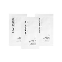 Zestaw 3 próbek Bright Eye Cream Rozświetlający Krem pod oczy. Kremy pod oczy Dr Ambroziak. Za 39.00 zł.