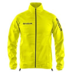 Kurtka sportowa Givova Wind żółty fluo 3XL. Żółte kurtki sportowe Givova, xl, bez wzorów, bez kaptura, na fitness i siłownię. Za 163.99 zł.