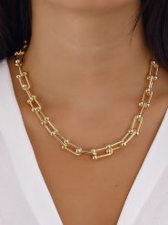 Luja Bijoux Pozłacany naszyjnik rozmiar: onesize. Żółte naszyjniki Luja Bijoux, metalowe. Za 55.45 zł.