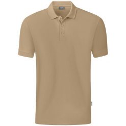Polo Jako Organic. Brązowe koszulki polo JAKO, bez wzorów, z bawełny, bez kołnierzyka, bez ramiączek. Za 198.50 zł.