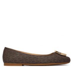 Baleriny MICHAEL Michael Kors. Brązowe baleriny MICHAEL Michael Kors, bez wzorów, bez obcasa. Za 659.99 zł.
