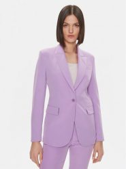 Liu Jo Marynarka MF3231 T7896 Fioletowy Regular Fit. Fioletowe marynarki i żakiety Liu Jo, bez wzorów, z syntetyku. Za 509.99 zł.