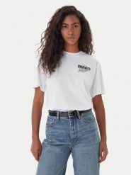 HUGO T-Shirt Vintage 50550148 Biały Relaxed Fit. Białe t-shirty Hugo, xl, bez wzorów, z bawełny, bez kołnierzyka, bez ramiączek. Za 359.99 zł.