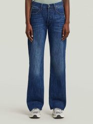 G-Star Dżinsy - Boyfriend fit - w kolorze granatowym rozmiar: W30/L34. Niebieskie jeansy G-Star, l, z aplikacjami. Za 233.33 zł.