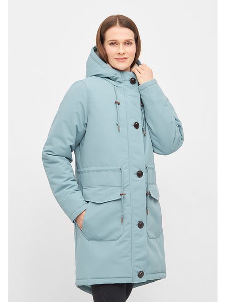 Derbe Parka przeciwdeszczowa w kolorze błękitnym rozmiar: 38. Niebieskie kurtki sportowe Derbe, s, bez wzorów, bez kaptura, outdoorowe. Za 398.77 zł.