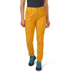 Spodnie softshellowe damskie Rab Women's Incline Light Pants. Żółte spodnie sportowe RAB, l, bez wzorów, trekkingowe. Za 349.99 zł.