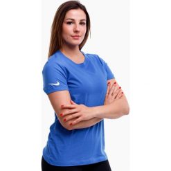 Koszulka treningowa damska Nike Park 20. Niebieskie bluzki Nike, s, bez wzorów, sportowe, bez kołnierzyka, bez ramiączek. Za 70.99 zł.