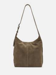 Liebeskind Berlin Skórzana torebka "Demi" w kolorze khaki - 31 x 30 x 11 cm rozmiar: onesize. Brązowe torby na ramię Liebeskind Berlin, bez wzorów, z materiału, na ramię, bez dodatków. Za 590.20 zł.