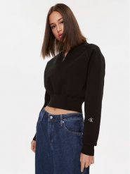 Calvin Klein Jeans Sweter J20J221967 Czarny Regular Fit. Czarne swetry Calvin Klein Jeans, xl, bez wzorów, z jeansu, bez ramiączek. Za 459.99 zł.