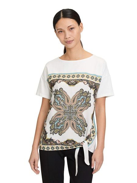 Betty Barclay Koszulka w kolorze białym rozmiar: 38. Białe bluzki Betty Barclay, bez wzorów, z wiskozy, bez kołnierzyka, bez ramiączek. Za 70.08 zł.