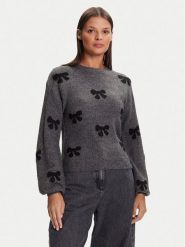 ONLY Sweter Bora 15360712 Szary Regular Fit. Szare swetry Only, m, bez wzorów, z syntetyku, bez ramiączek. Za 149.99 zł.