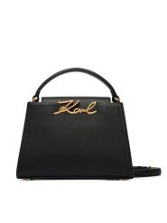 KARL LAGERFELD Torebka B3W30018 Czarny. Czarne torebki klasyczne KARL LAGERFELD, bez wzorów, ze skóry, bez dodatków. Za 1,199.00 zł.