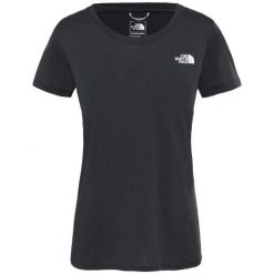 Koszulka turystyczna damska The North Face W Reaxion Amp Crew. Czarne bluzki The North Face, xl, bez wzorów, sportowe, bez kołnierzyka, bez ramiączek. Za 136.00 zł.